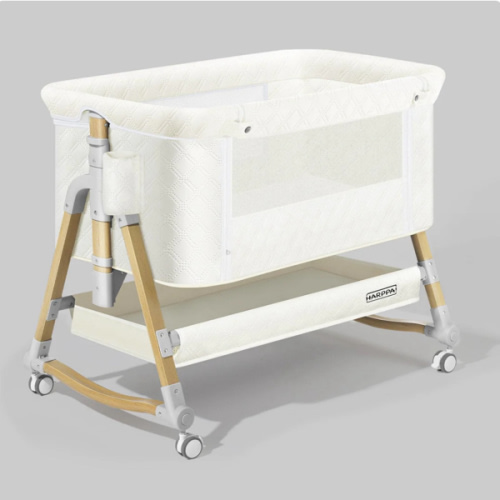 HARPPA Cuddly 3-in-1 Baby Bassinet Bedside Sleeper - White