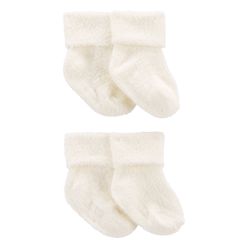 Baby 4-Pack Foldover Chenille Booties - Carter's | Carter's
