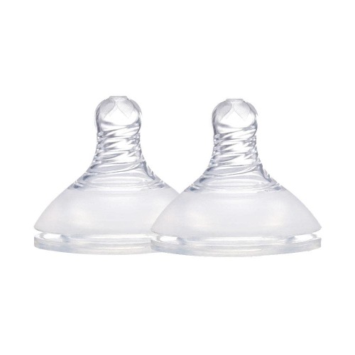 Lion & Lady Anti Colic Teat Twin Pack - Slow Flow (0+ months)