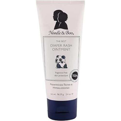 Noodle & Boo The Best Diaper Rash Ointment, Multi Purpose Baby Skin Care Zinc Oxide Ointment For Diaper Rash Prevention, Treatment & Relief, Fragrance Free