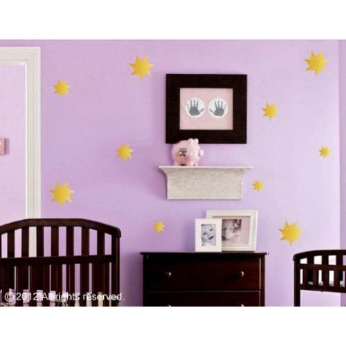 Rapunzel Inspired Royal Sun Insignia Wall Decal / Stickers for Girl's Room