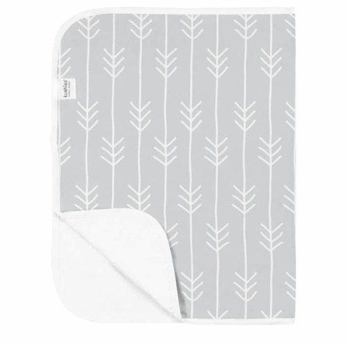 Terry Waterproof Flat Changing Pad (Grey)