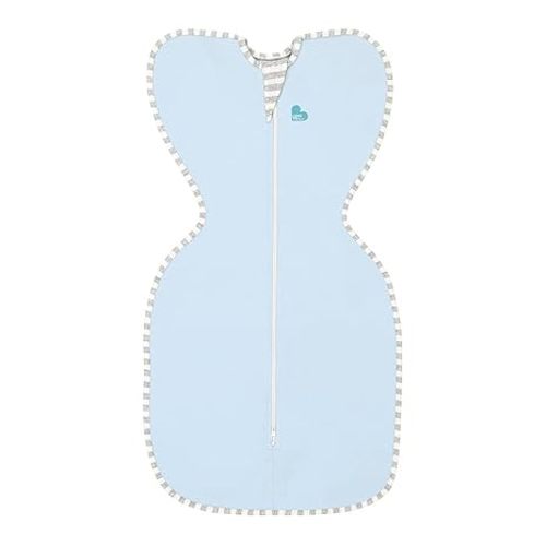 Love To Dream Swaddle UP, Blue, Small, 7-13 lbs., Dramatically better sleep, Allow baby to sleep in their preferred arms up position for self-soothing, snug fit calms startle reflex