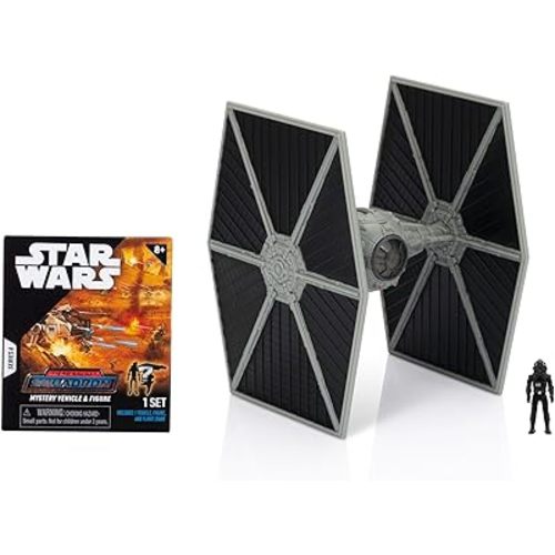 Star Wars Micro Galaxy Squadron TIE Fighter (Armada Edition) Mystery Bundle - 3-Inch and 2.5-Inch Vehicles with Accessories (Amazon Exclusive)