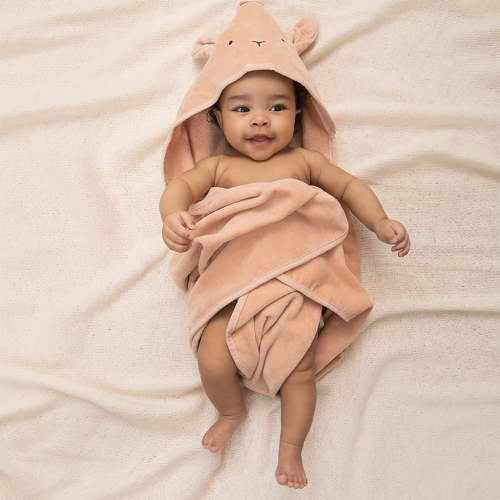 Baby Bunny Hooded Towel and Washcloth Set (4 pcs)