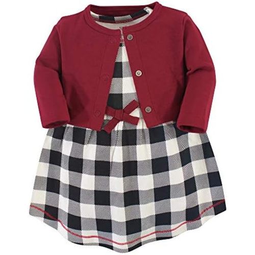 Touched by Nature Baby Girl Organic Cotton Dress and Cardigan