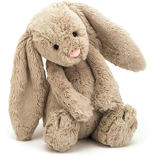 Jellycat Bashful Beige Bunny Stuffed Animal, Medium, 12 inches - Medium - 12"