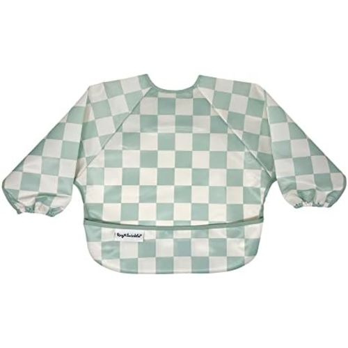 Tiny Twinkle Mess Proof Baby Bib, Full Sleeve Bib Outfit, Waterproof Bib for Toddlers, Machine Washable, Tug Proof Closure
