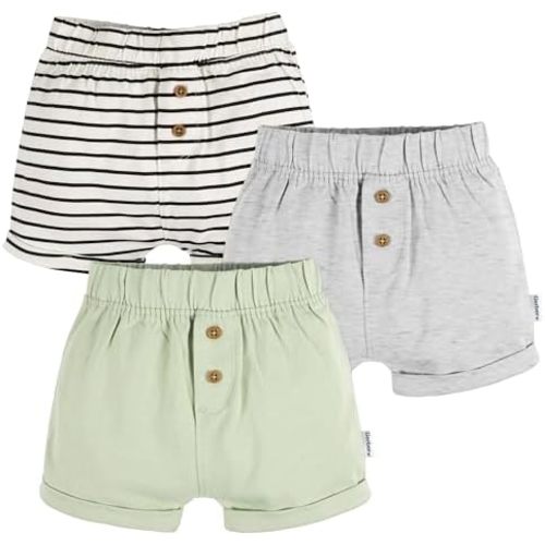 Gerber Baby 3-Pack Knit Shorts