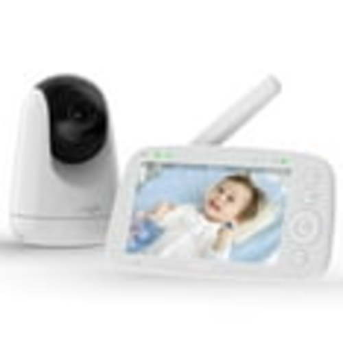 "VAVA Smart 5"" HD Wireless Baby Monitor with Night Vision, Zoom/Pan/Tilt, 2-Way Audio (IH006), White"
