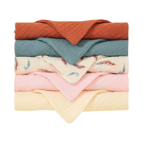 5 Pack Baby Hooded Towels, 100% Muslin Cotton Baby Bath Towel with Hood for Newborn, Infant, Toddler, Ultra Soft and Absorbent Baby Essentials Bath Towels for Boys Girls