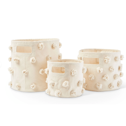 Pom Pom Storage Set, Natural