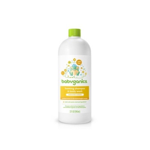 Babyganics Shampoo and Body Wash Refill - Chamomile Verbena - 32 fl oz