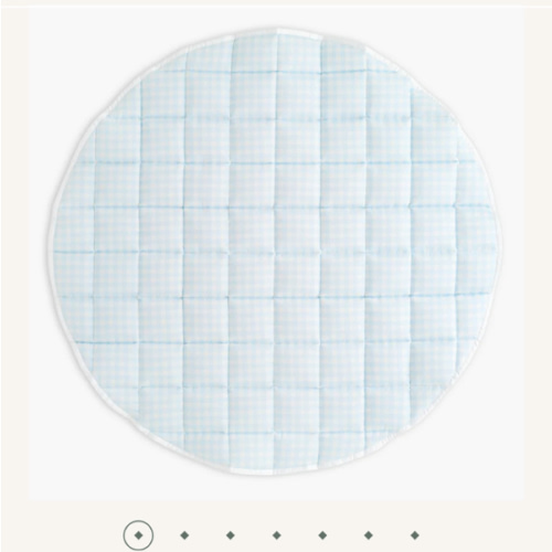 Picnic Gingham Play Mat - Blue | Gooselings