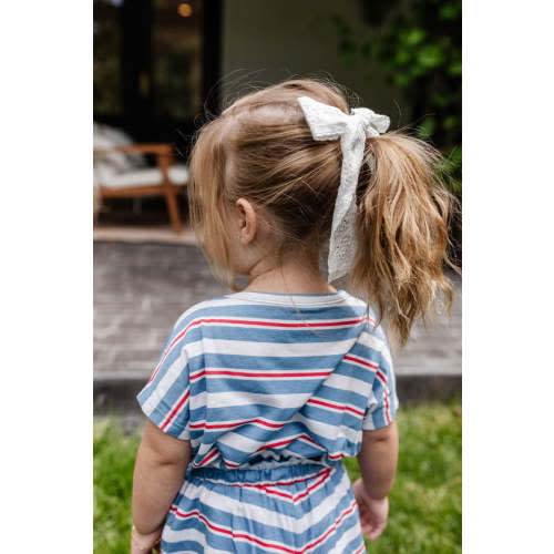 Play Set in Americana Stripe, size 12-18