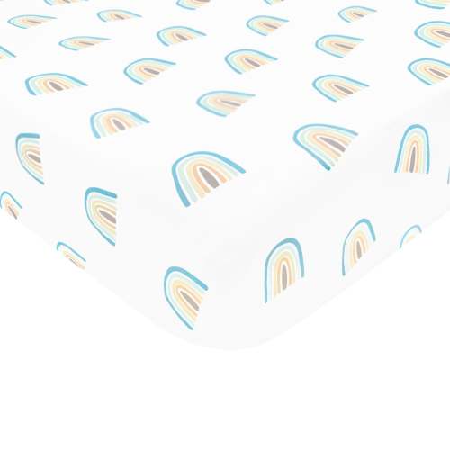 Crib Sheet in Makai Rainbow