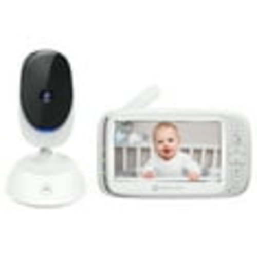 "Motorola VM75 5"" Video Baby Monitor with Camera, Two-Way Talk, Lullabies, Remote Zoom"