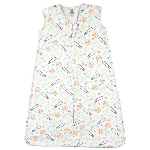Luvable Friends Baby Boy Sleeveless Jersey Cotton Sleeping Bag, Sack, Blanket, Sports Jersey