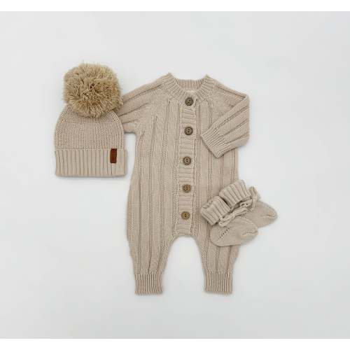 Milo Jumpsuit 3pc Set – Olive and Cradle