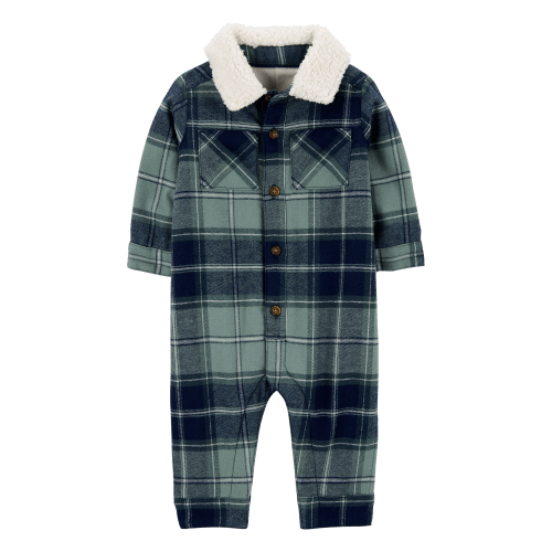 Baby Plaid Flannel Jumpsuit - Carter's | Carter's