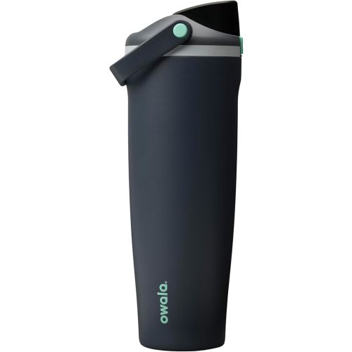 Owala FreeSip Sway Insulated Stainless Steel Water Bottle with Two-Way Spout, Built-In Straw and Bucket Handle, Made for Travel, School, and Sports, 40oz, BPA Free, Leak Proof, Foggy Tide
