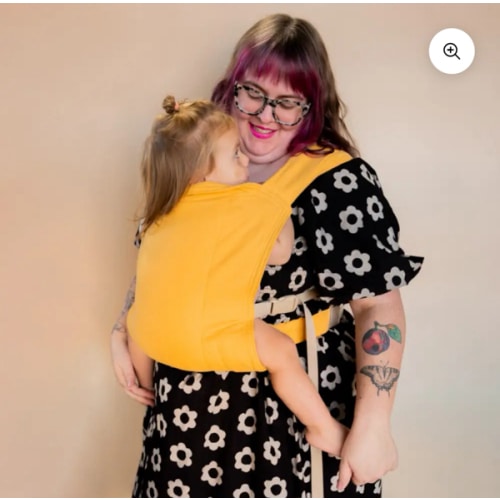 Lark Baby Carrier in Amber Yellow | Comfortable & Stylish Support