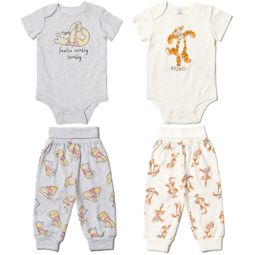Disney Winnie the Pooh Tigger Infant Baby Boys Bodysuits and Pants Newborn to Infant