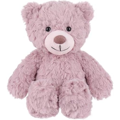 Apricot Lamb Toys Plush Pink Purple Flower Teddy Bear Stuffed Animal Soft Cuddly Perfect for Child 8 Inches