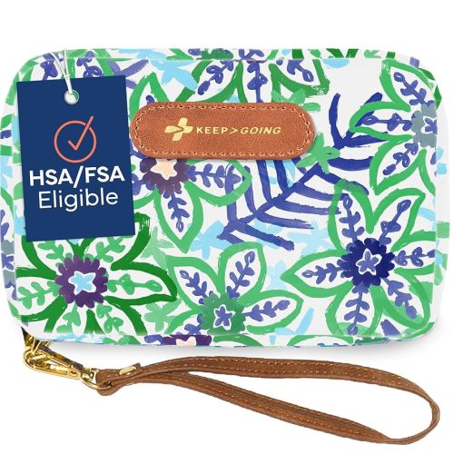 KeepGoing Travel First Aid Kit for Kids – 130 Pc. for Car, Home, Purse, Diaper Bag & Backpack with Latex-Free Bandages - Mini First Aid Kit Travel Size TSA-Approved