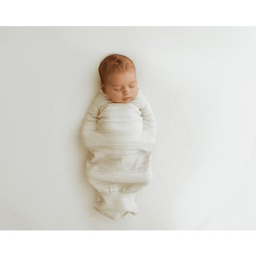 Swaddelini Bamboo Blend Beige Swaddle Sleep Sack