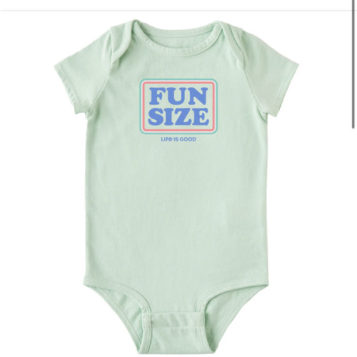Infant Fun Size Short Sleeve Crusher Baby Bodysuit | Shop Life is Good