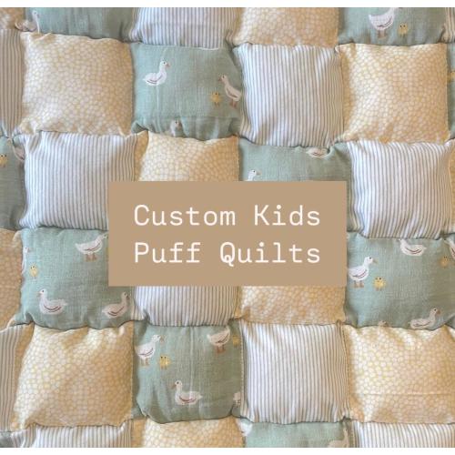 Kids Puff Quilt - Custom Handmade