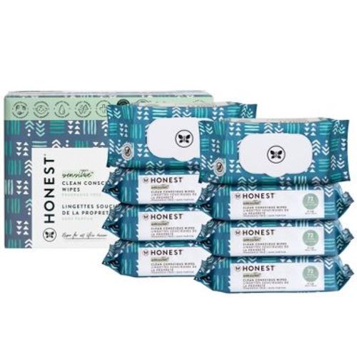The Honest Company Plant-Based Baby Wipes made with over 99% Water - Balance Blues - 576ct