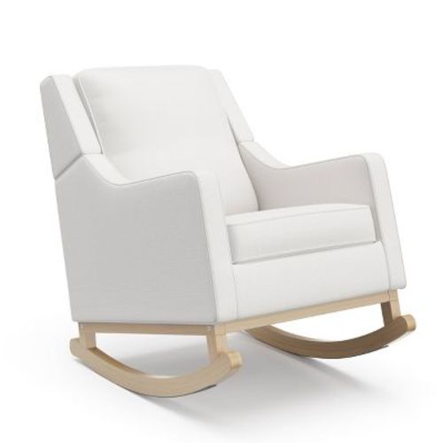 Storkcraft Pasadena Nursery Rocking Chair - Driftwood/ivory Basketweave