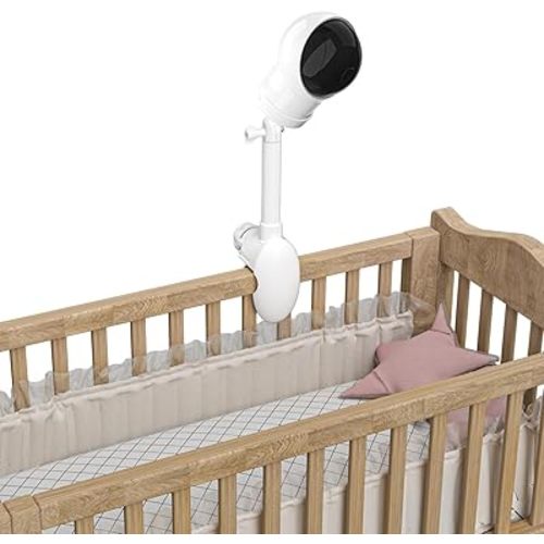 Adjustable Crib Mount for eufy Spaceview Baby Monitor E110, Spaceview Pro E210, and eufy Wi-Fi Baby Monitor 2