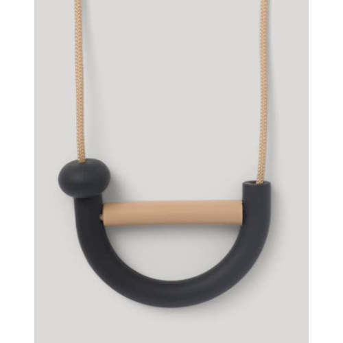 Charcoal Arch Teething Necklace