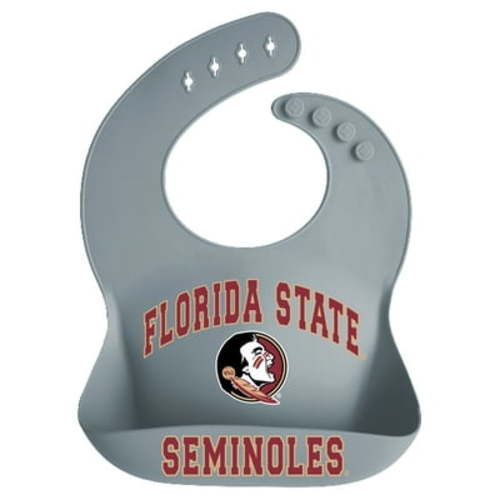 Infant Garb Florida State Seminoles Silicone Crumb Catcher Bib