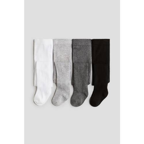 4-PACK FINE-KNIT TIGHTS