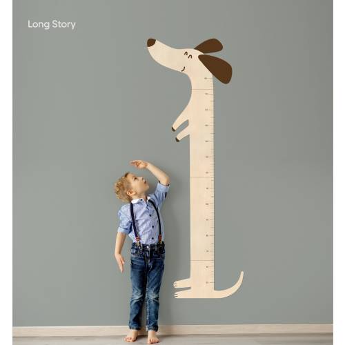 Growth chart board, Giraffe growth chart Engraved wood ruler, Boys room decor, Kids height stick, Toddler wooden ruler, Baby measuring stick