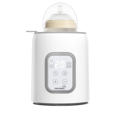 Bottle Warmer, GROWNSY 8-in-1 Fast Baby Milk Warmer with Timer for Breastmilk or Formula, Accurate Temperature Control, with Defrost, Sterili-zing, Keep, Heat Baby Food Jars Function