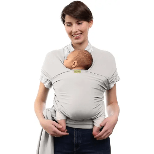Boba Baby Wrap Carrier - Original Baby Carrier Wrap Sling for Newborns - Baby Wearing Essentials - Newborn Wrap Swaddle Holder, Newborn to Toddler Infant Sling (Serenity Organic Stone)