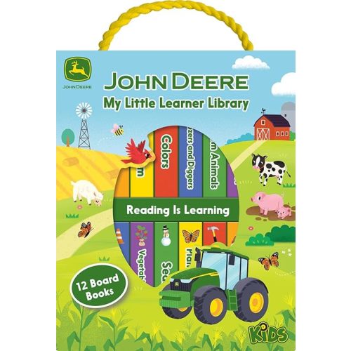 My Little Learner Library John Deere Kids 12-Book Set Board Book - Learning First Words, Numbers, Farm Animals and More Board book – October 28, 2024