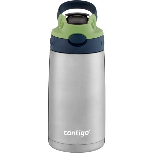 Contigo AUTOSPOUT Camping Hydration Thermal Bottle, 1 Count (Pack of 1), Blueberry/Green Apple