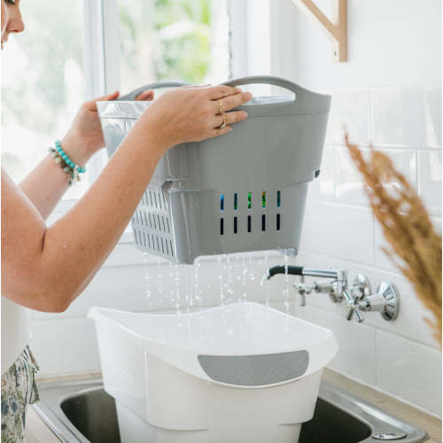 Strucket 19L Interlocking Strainer Bucket with Plug | Strucket USA