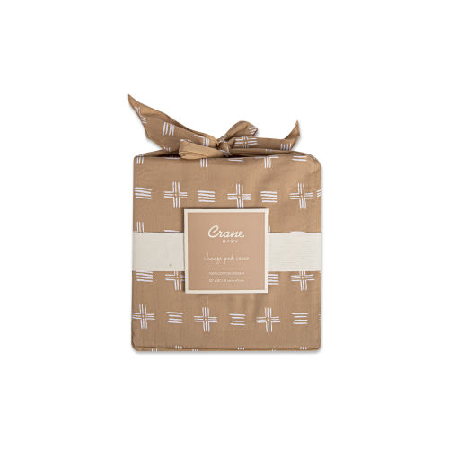 Ezra Quilted Change Pad Cover | Crib Bedding Sets - Crane Baby