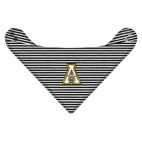 Appalachian State Mountaineers Striped Bandana Bib | College Baby