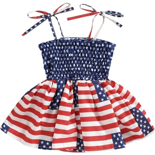 Newborn Baby Girl Bodysuit Sleeveless Halter Frill Romper One-piece Jumpsuit with Headband Summer Clothes Set, C Blue Red, 0-3 Months