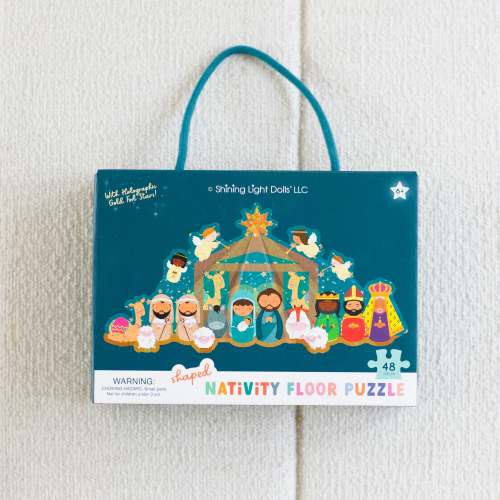 Christmas Nativity Shaped Floor Puzzle
