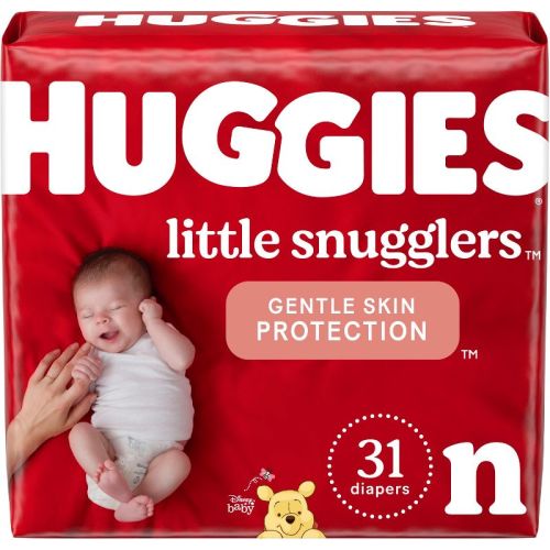 Huggies Little Snugglers Baby Diapers – (Select Size and Count)