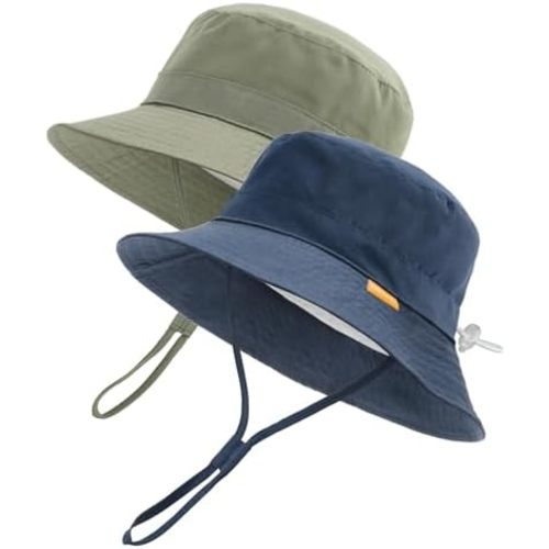 FURTALK Baby Sun Hat Toddler Boys Girls Bucket Hat for Kids 0-5 Years UPF 50+ Sun Protective Child Summer Beach Hats